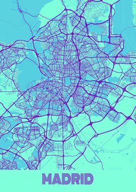 Madrid Galaxy City Map