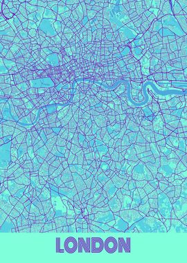 London Galaxy City Map