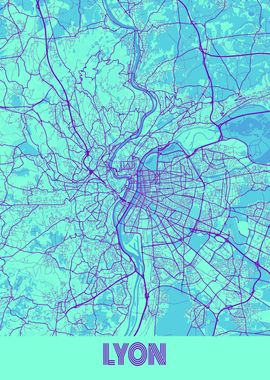 Lyon Galaxy City Map