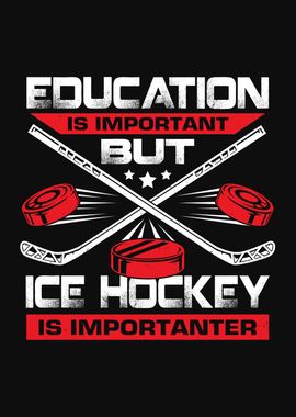 Funny Ice Hockey Design 