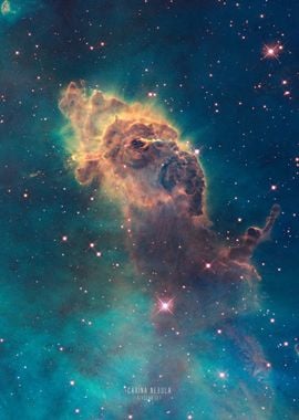 Carina Nebula Stellar Jet