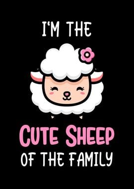 Cute Sheep In The Family