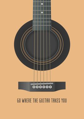 Music Guitarist Wall Art