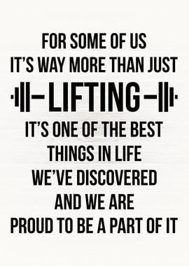 Lifting Motivation