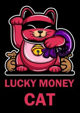 Funny lucky money Cat