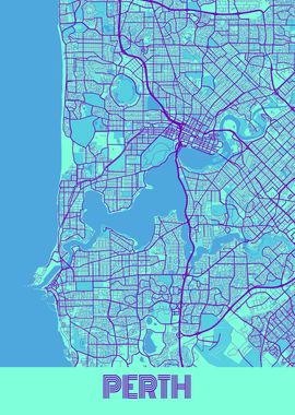 Perth Galaxy City Map