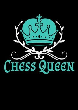 Chess Queen Player Crown