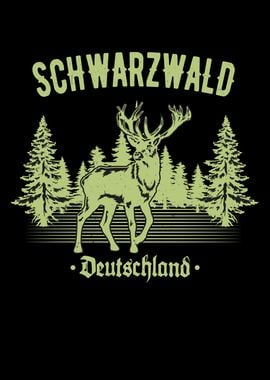 Schwarzwald Schwabe Hirsch