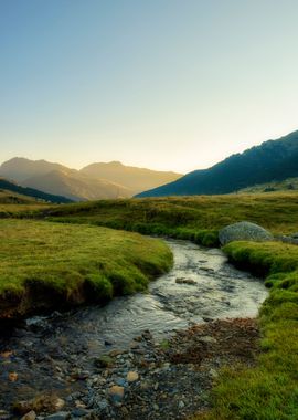 Stream in Baqueira