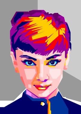 Audrey Hepburn Popart 01