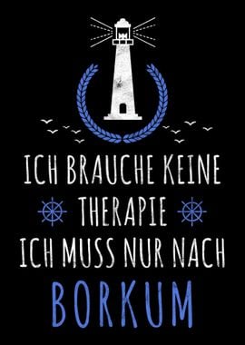 Borkum Nordsee Spruch