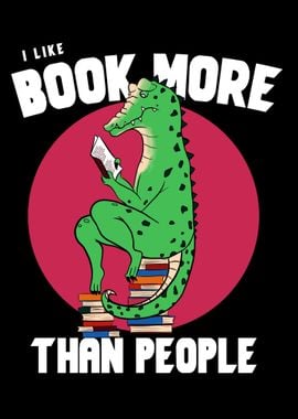 I like book more than