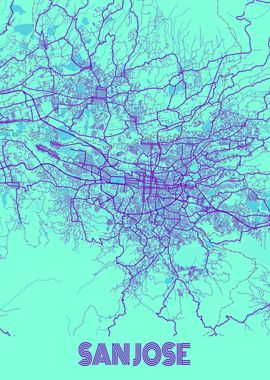 San Jose Galaxy City Map