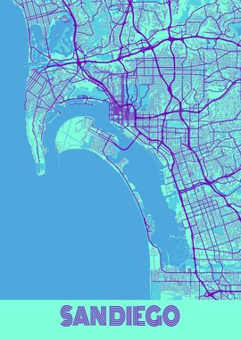 San Diego Galaxy City Map