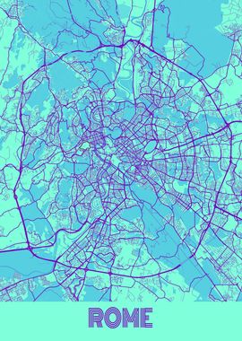 Rome Galaxy City Map