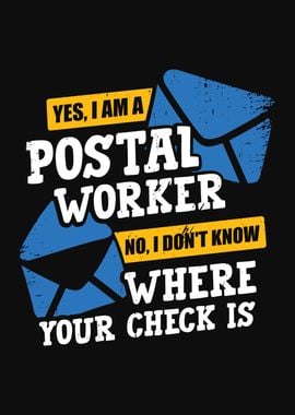 Funny Postal Worker Design