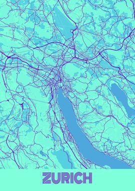 Zurich Galaxy City Map