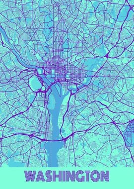 Washington Galaxy City Map