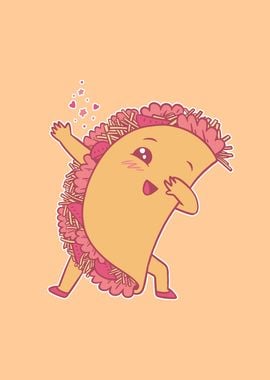 Kawaii Taco Dabbing Gift