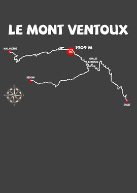 Le Mont Ventoux serpentine