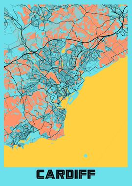 Cardiff Gloria City Map