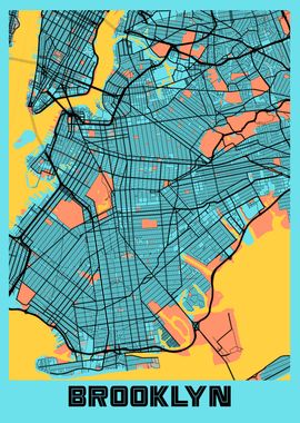 Brooklyn Gloria City Map