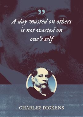 A day wasted on others is 