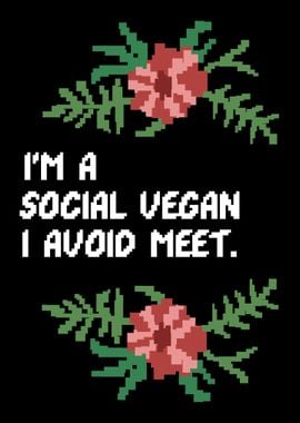 Social Vegan Funny Vegan G