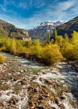 A stream reaching