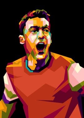 Mesut Ozil amazing art