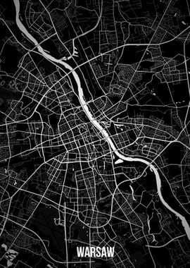 Warsaw dark map