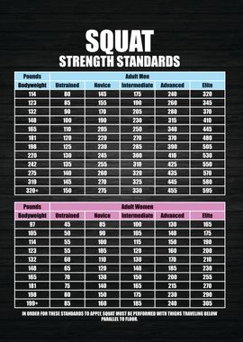 Squat Strength Standards