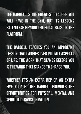 Barbell Gym Motivation