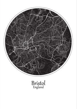 Bristol City Map England