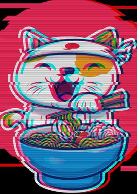 Ramen And Maneki Neko