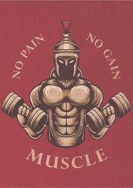 NO PAIN NO GAIN SPARTAN