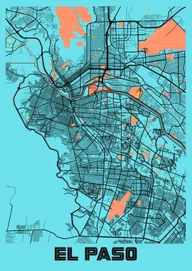 El Paso Gloria City Map