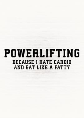 Funny Powerlifting Poster