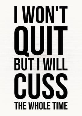 Quit vs Cuss Funny Workout