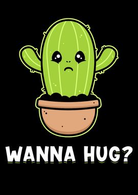 Cactus Kawaii Hug