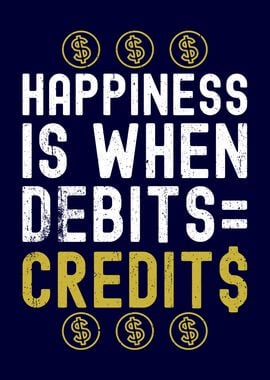 Happiness Is When Debits