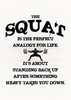 Squat Analogy For Life