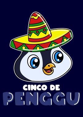 Cinco De Mayo Day Penguin