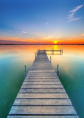 Sunset at the Sea Beach 