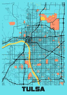 Tulsa Gloria City Map