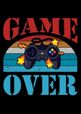 Retro Game over Gaming