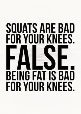 Squats Are Bad For Knees