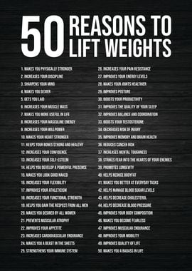 50 Reasons To Lift Weights