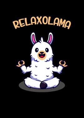 Relaxo Llama Funny Yoga