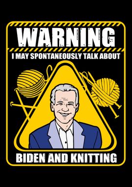 Joe Biden knitting